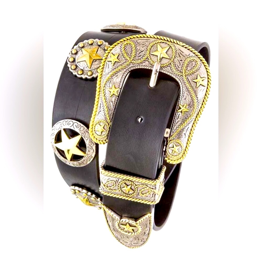 Western Concho Statement Belt
